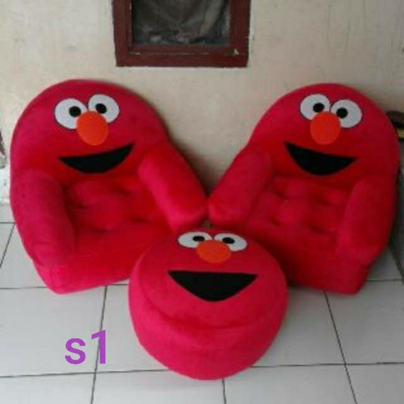 sofa anak karakter 1 set/kursi anak karakter