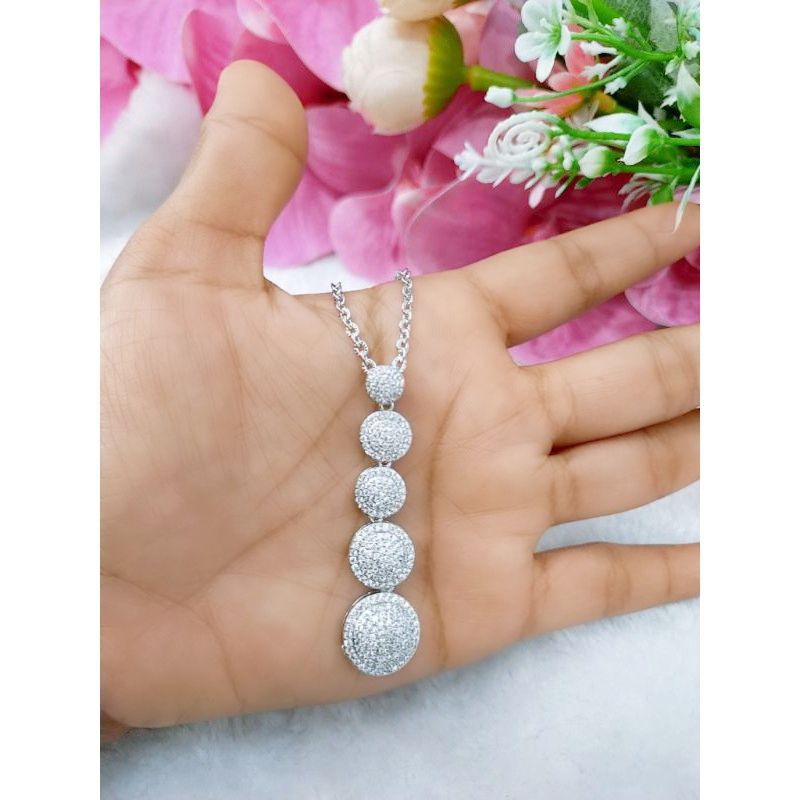 Kalung+Liontin Permata Susun5 779