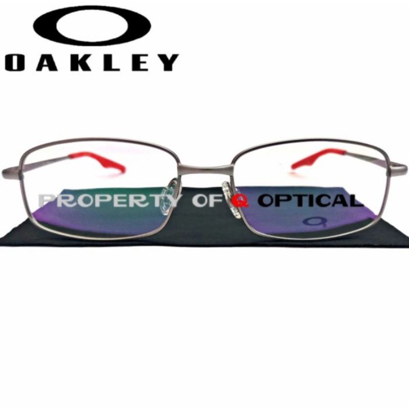 Kacamata Frame Pria Titanium Sporty Oakley Keal Blade (OX3125-S53) Silver Red