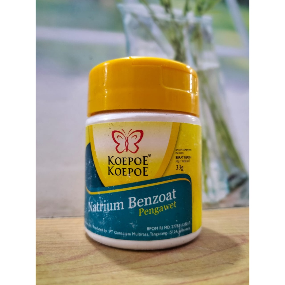 

Natrium Benzoat Koepoe koepoe / Pengawet / Anti Basi 33Gr