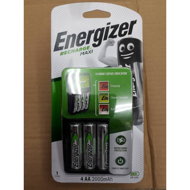 Charger baterai AA / AAA +4pcs baterai AA rechargeable