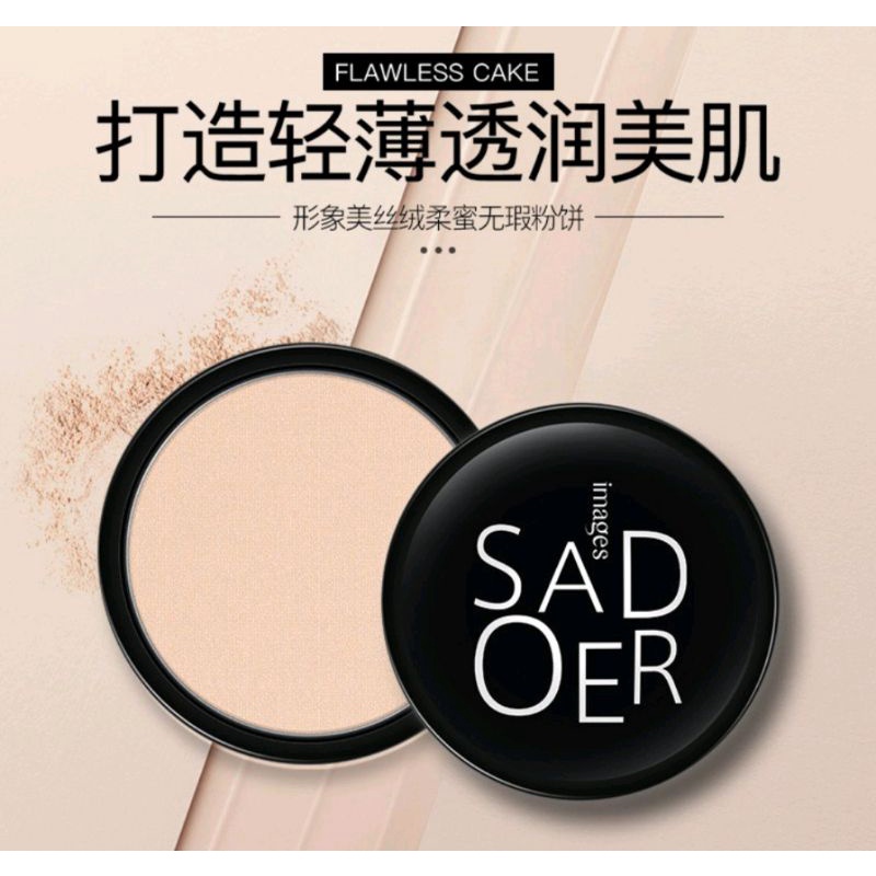 IMAGES Sadoer bedak glowing Professional Compact Powder Waterproof berkualitas