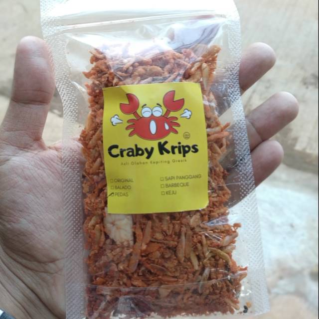 

SNACK KAKI KEPITING BABY CRAB CAMILAN MAKANAN RINGAN