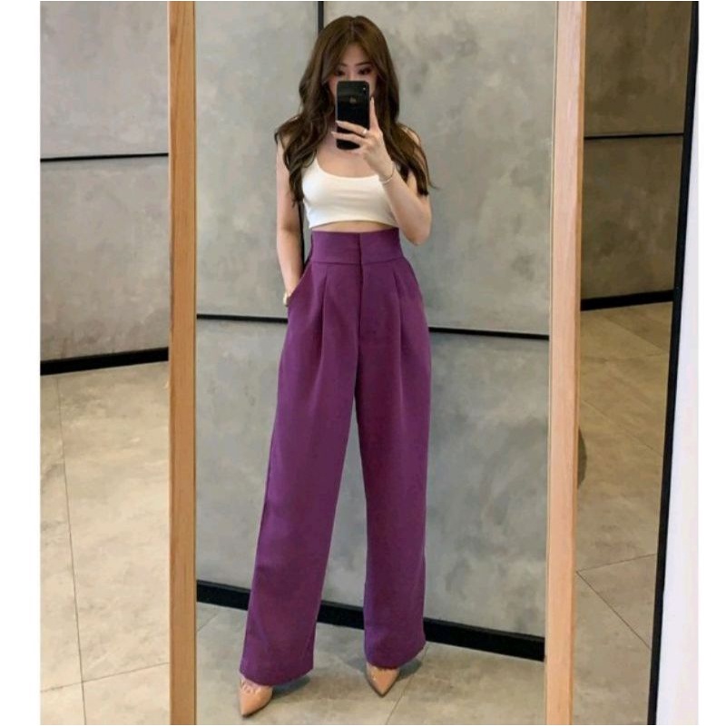 GOULDING - AMALFI HW CULLOTE ( Plum - XL )