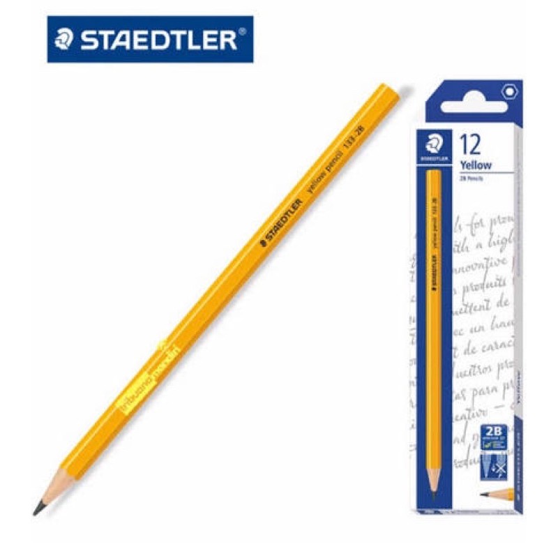 [ Pack ] Pensil Steadler 2B Yellow/ Pensil Kuning Steadler 133 2B