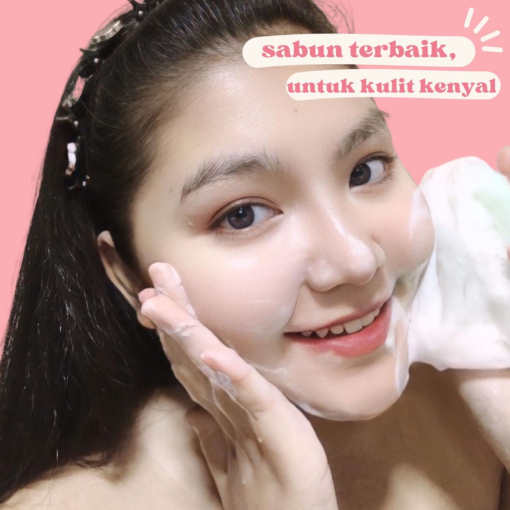 Sabun Glowing Kulit Susah Putih  - Sabun Pemutih Kulit - Sabun Jerawat - Whitening&amp;Acne Facial Wash by WAZATARU