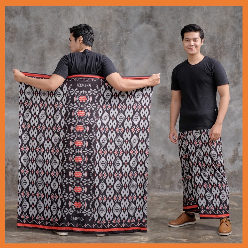 Sarung Goyor Tenun Print Premium Asli dewasa Jumbo dan Standar / sarung corak tenun adem katun rayon