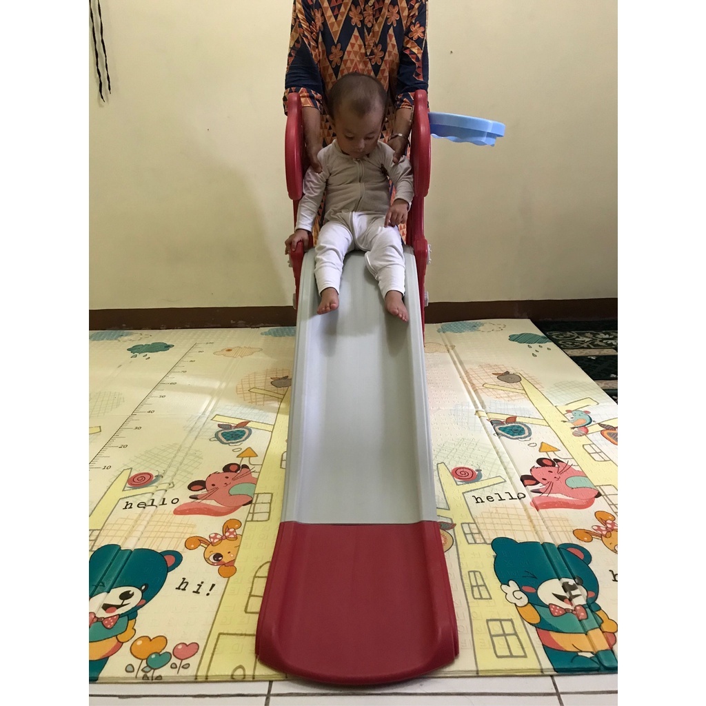 Perosotan Dino Slide Space Baby SB-8201 Slide Dino Ring Ball Mainan Anak Seluncuran