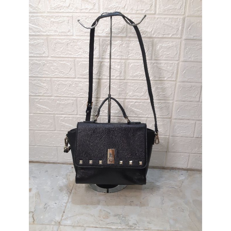 tas brera kulit safiano preloved second