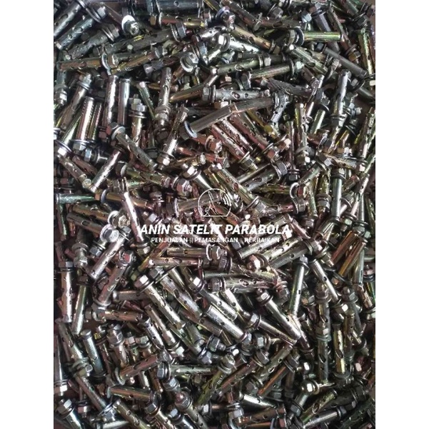 MURAH BAUT DYNABOLT BAUT TANAM M8x50 Kunci Pas/Ring 10