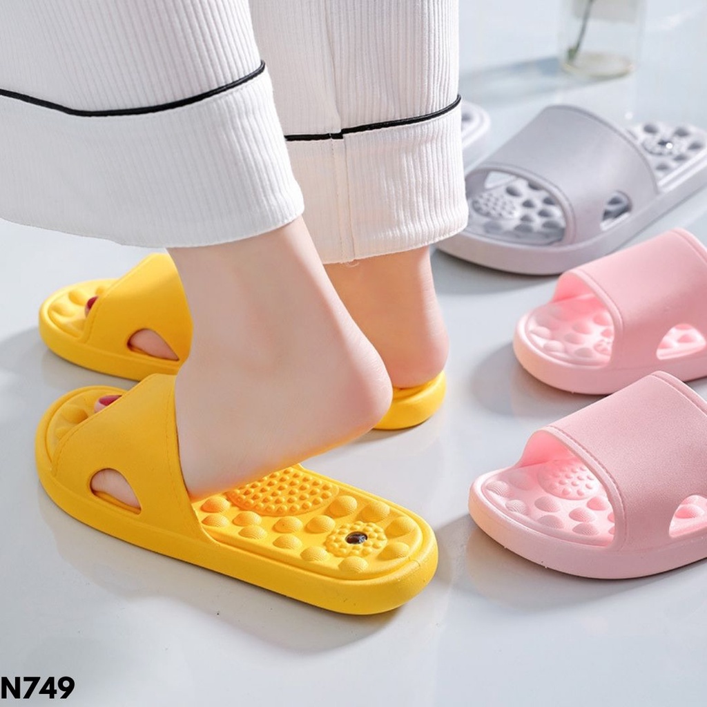 SANDAL PRIA WANITA SELOP PANDEMI NYAMAN DIPAKAI PRAKTIS COCOK PAKAI INDOOR OUTDOOR UNISEX N749