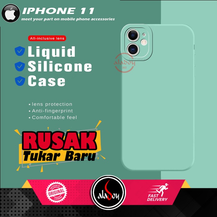 Case Iphone 11 Soft Case Liquid Silicone Pro Camera Premium Casing