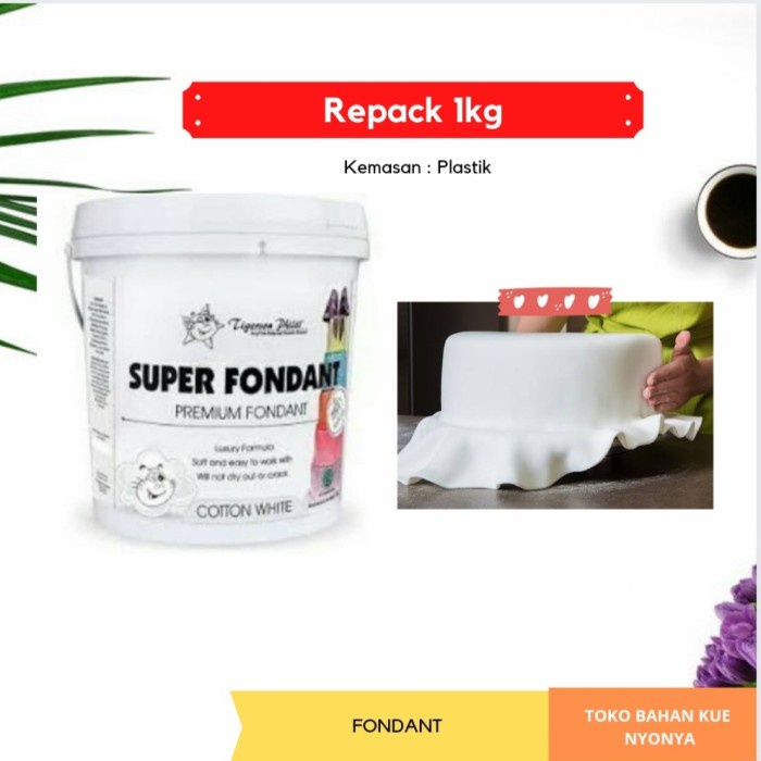 

super fondant tigerson 1 kg repack