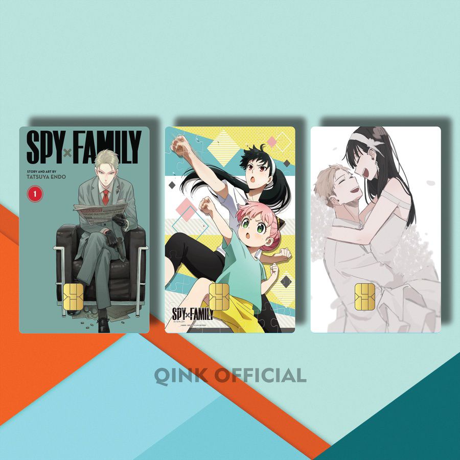 21-23 STIKER KTP CUSTOM ANIME SPY X FAMILY KARAKTER I6WFG/5BMWJ/ GARSKIN KTP AESTHETIC ANIME SPY X F