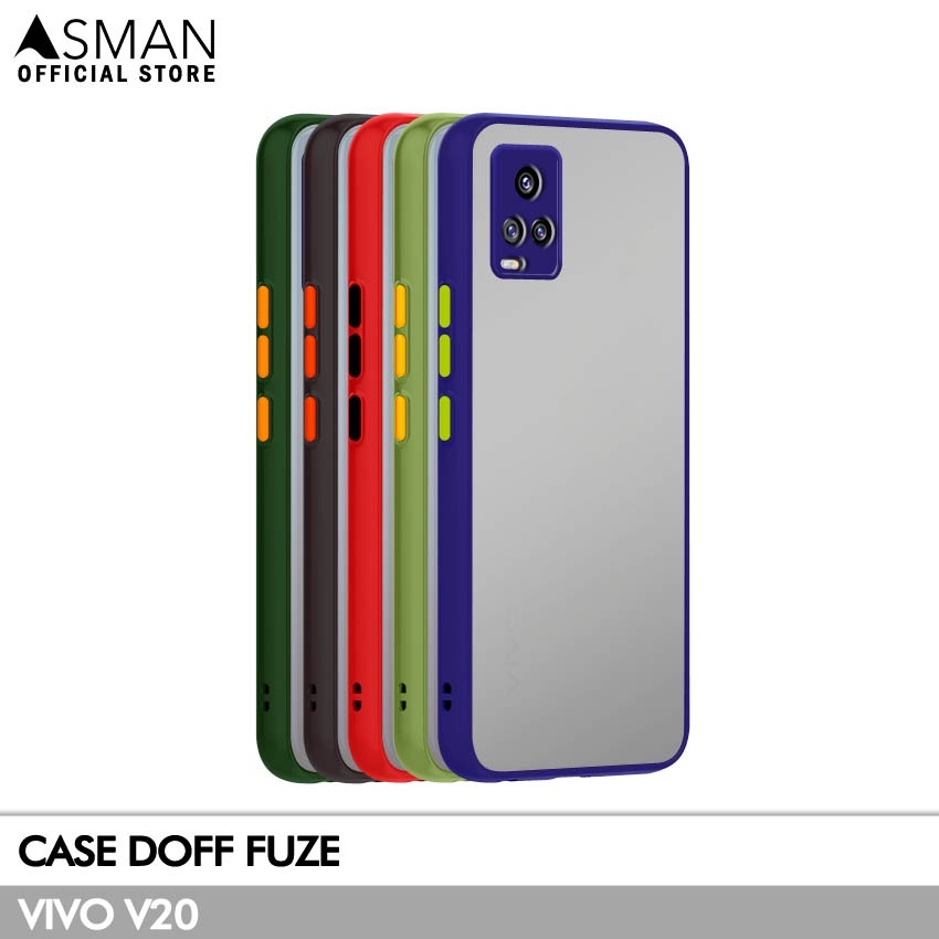 Asman Case Vivo V20 Doff Fuze Premium Shield Protector