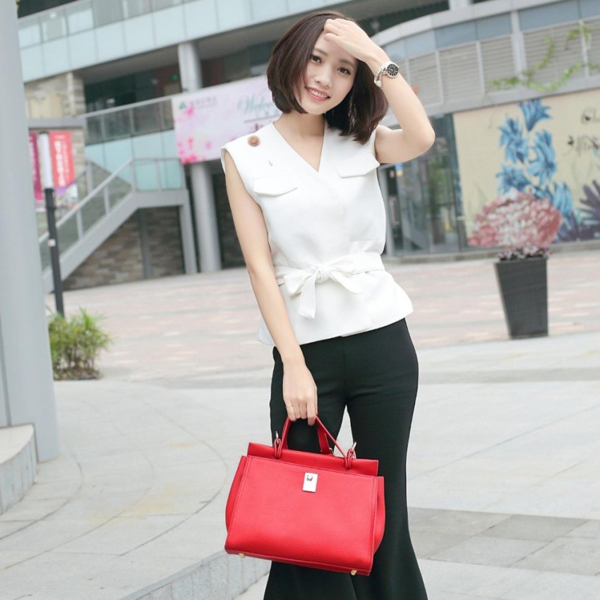 Unik Jims Honey - New Edition - Adele Tote Bag (Red) Murah