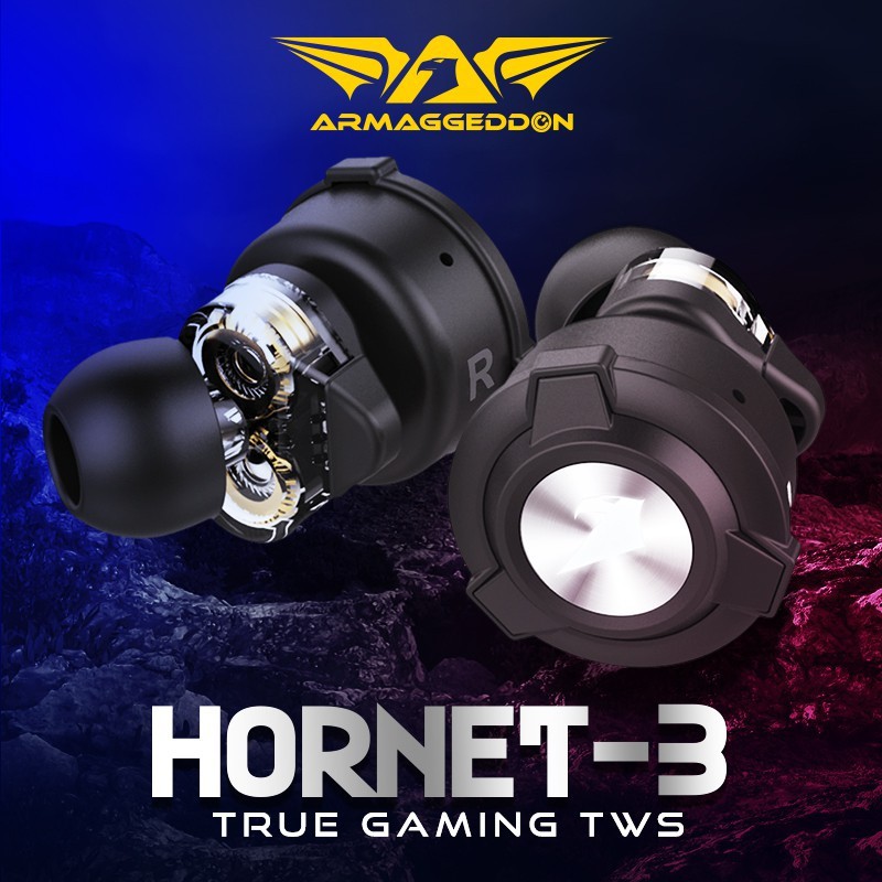 Armaggeddon Hornet 3 TWS True Gaming Wireless Dual Driver Earbuds