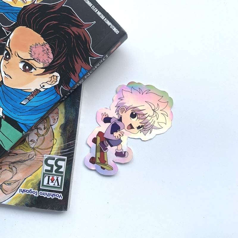 

Sticker Anime Holgram Kilua HxH