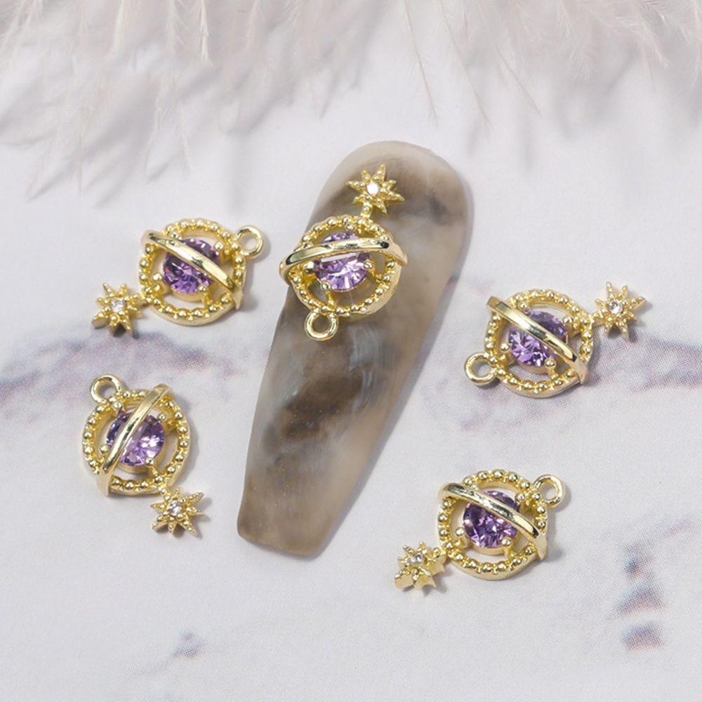 Agustina Nail Art Rhinestones Multi-Warna Berkilau Mengkilap Gaya Jepang Manikur Aksesoris DIY Ornamen