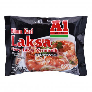 

A1 Curry Laksa Noodle / Laksa Vermicelli Mie Instant Curry Laksa Mie Laksa A1 Mie Instant Noodle Laksa Singapore