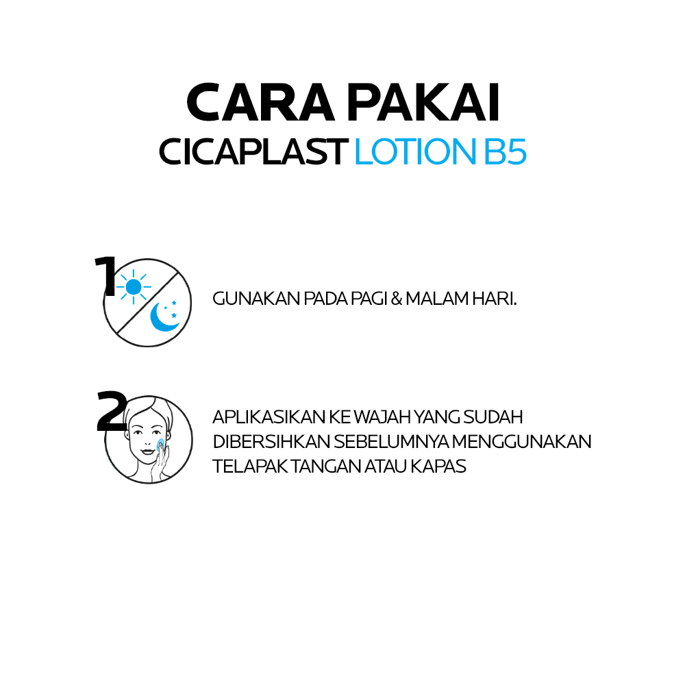 La Roche Posay Cicaplast B5 Lotion 200ml - Toner Wajah Kulit Normal/Kering/Sensitif