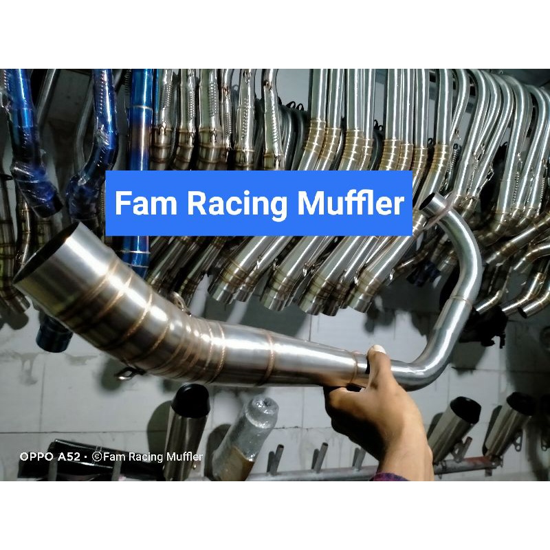 Leher Fu Leheran Knalpot Satria Fu Porting 155cc 200cc Paten Non Sambungan