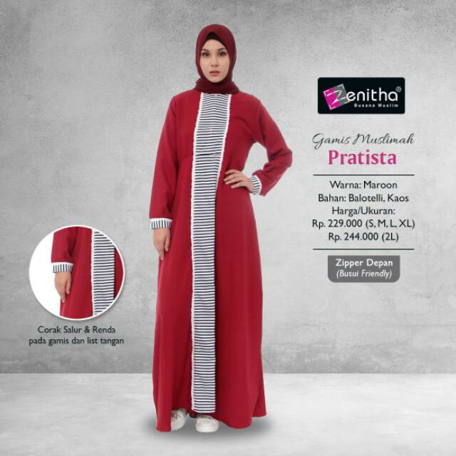 Baju Gamis Baloteli Zenitha Pratista