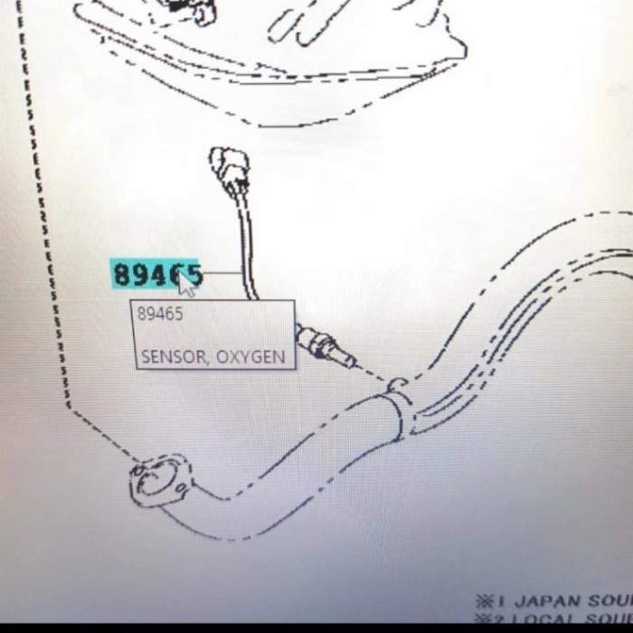 New SENSOR OKSIGEN OXYGEN SENSOR KATALIS ALPHARD VELLFIRE ANH20 28400