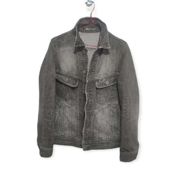 jaket trucker second jaket biker bekas original