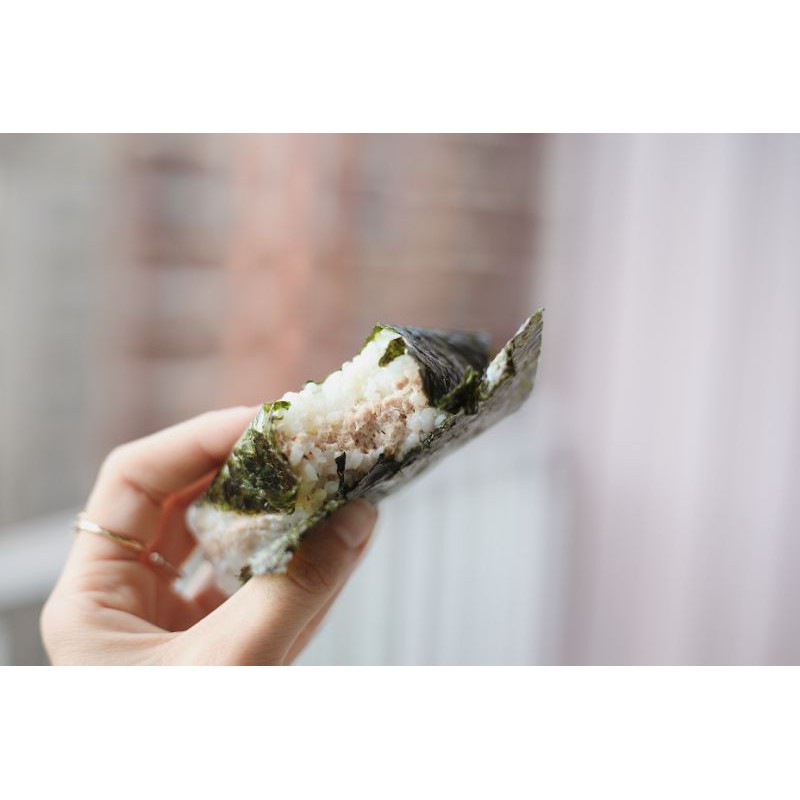 NORI ONIGIRI | 100  Lembar Nori Manjun Wrapper Bungkus Onigiri Triangle