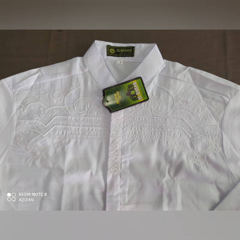 baju koko putih remaja &amp; dewasa SMP/SMA lengan panjang