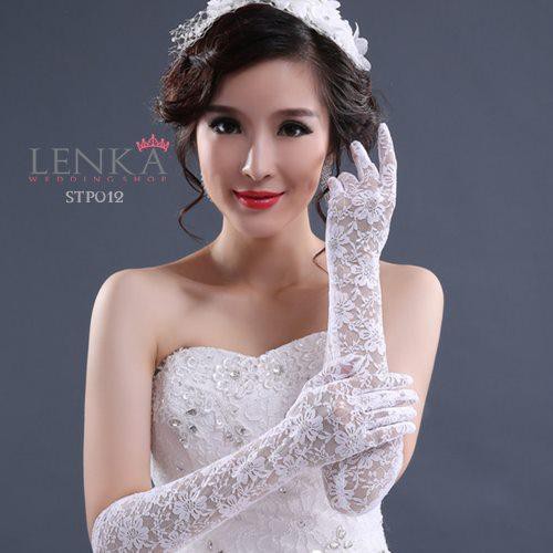 [PRODUK TERLARIS] WEDDING GLOVES SEMI TRANSPARAN PENGANTIN PESTA SARUNG TANGAN STP012