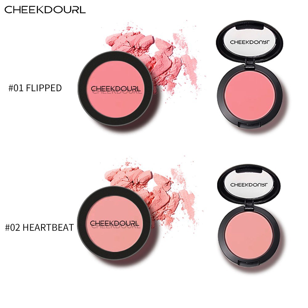 CHEEKDOURL Crush Blush Glow Silky Mineral Powder Blush On MakeUp Kosmetik natural docile