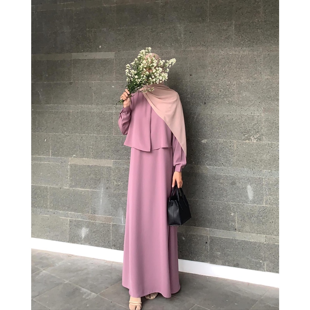 (MSB) GAMIS GANESA DAILY LONG DRESS REMAJA WOLFIS