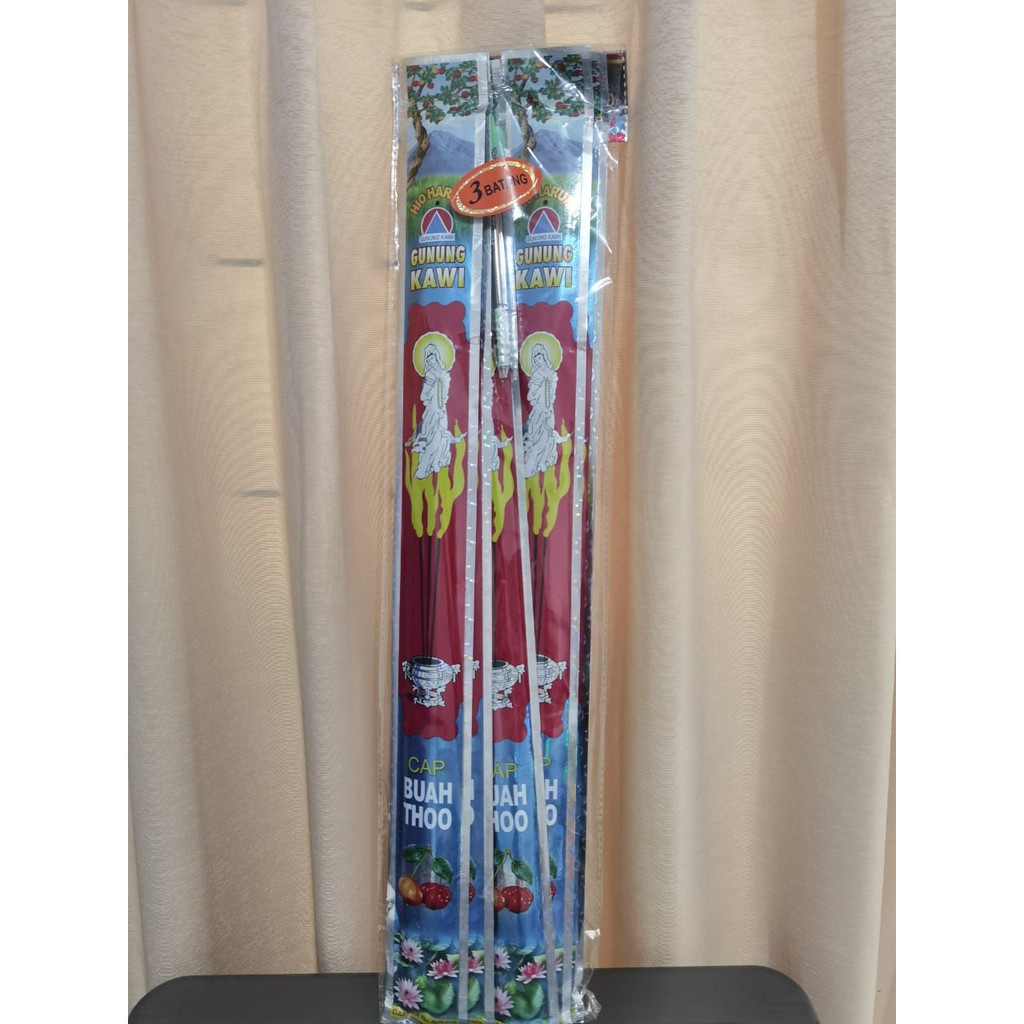 Hio Dupa Gunung Kawi Cap Buah Thoo Isi 3 Batang