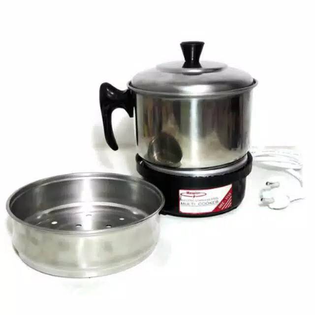 Maspion Multi Cooker 0.5Liter Panci Listrik Serbaguna MEC1750 300Watt