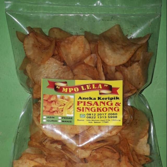

Keripik singkong pedes 200 gr 12 rb