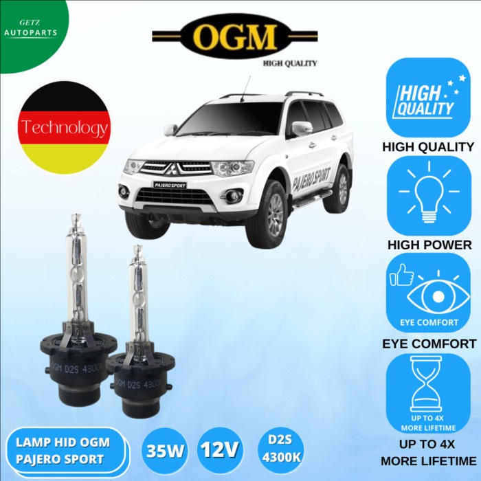 Bohlam Lampu HID Mobil Pajero Sport Super Terang - OGM High Perfomance