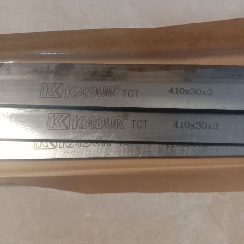 Mata pisau planer TCT 410 KADUR madein GERMANY pisau jointer pisau serut pisau ketam kayu TCT 410