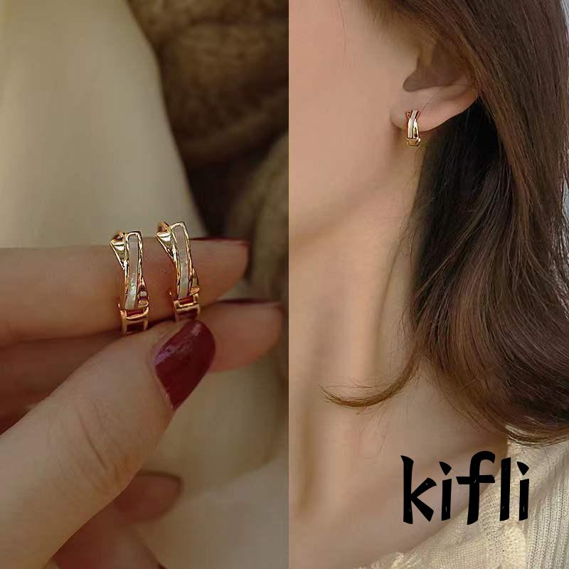 Anting Stud,Desain Salib Fritillary,Untuk Wanita