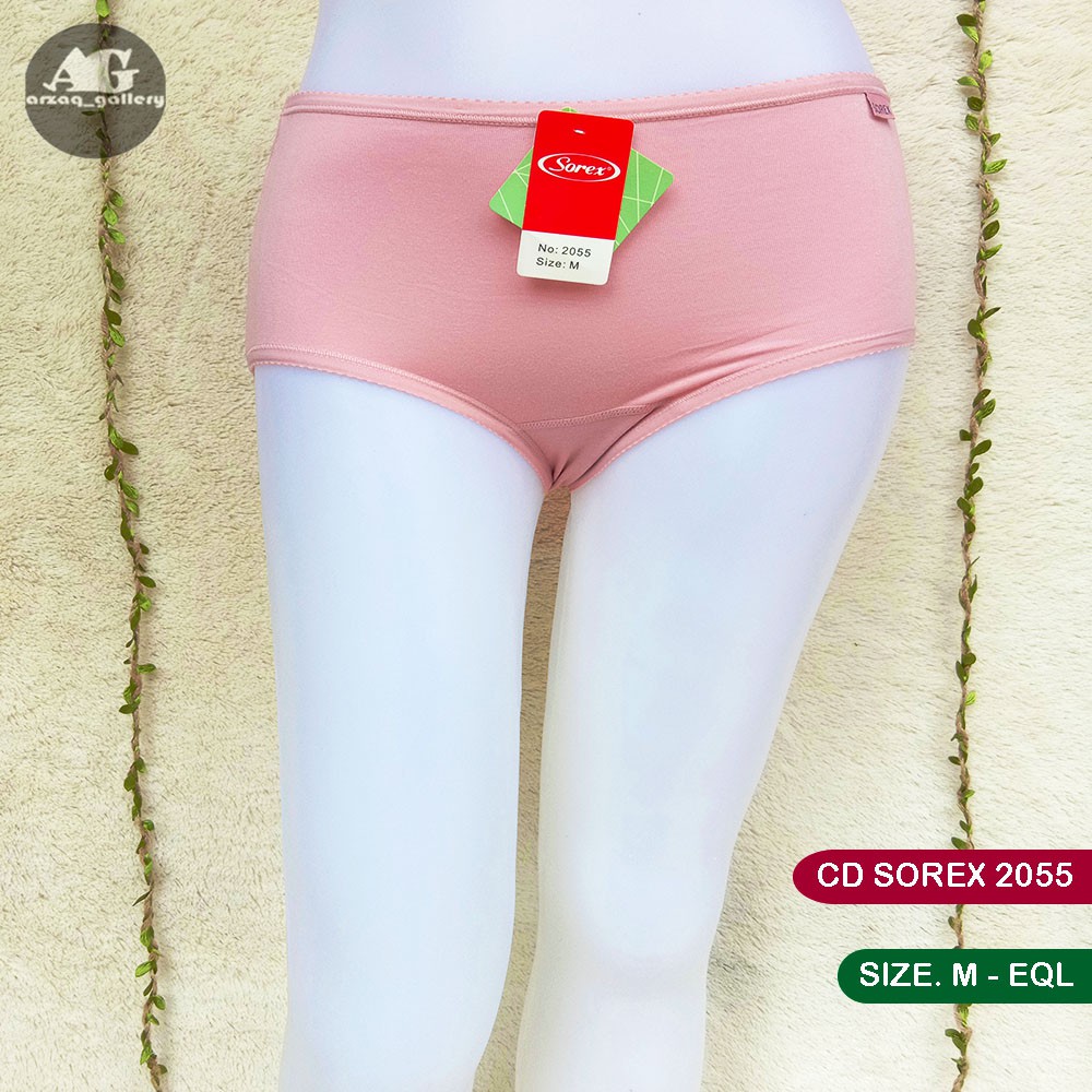 3 Pcs - Sorex Cd Basic Maxi 2055 | Celana Dalam Wanita Sorex Renda Jahit Belakang | Pakaian Dalam Wanita | Celana Dalam | Kancut Wanita