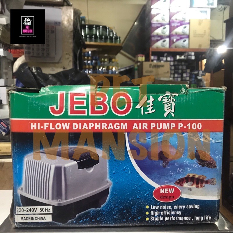 JEBO hiblow P100 aerator pompa udara P-100 aerator P 100