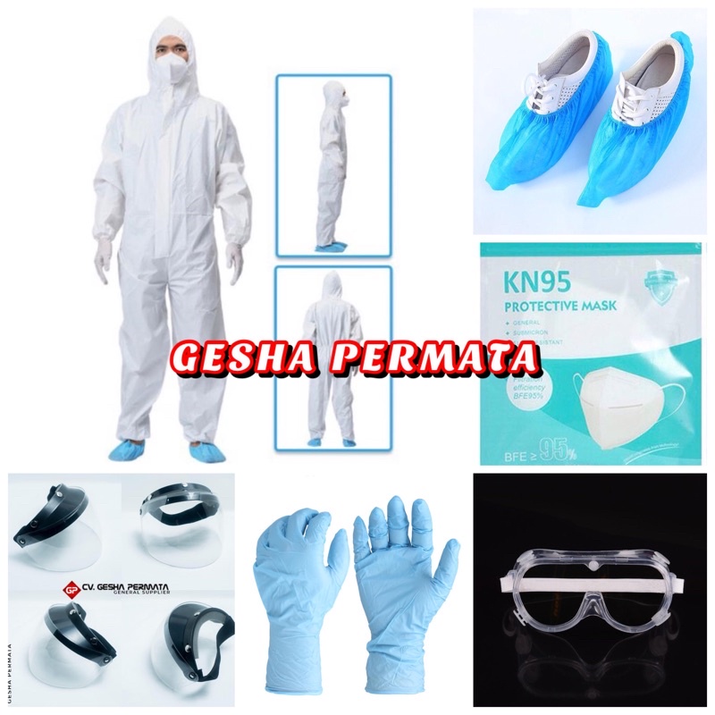 Paket APD Lengkap Hazmat Fullset Paket Hemat Apd Lengkap