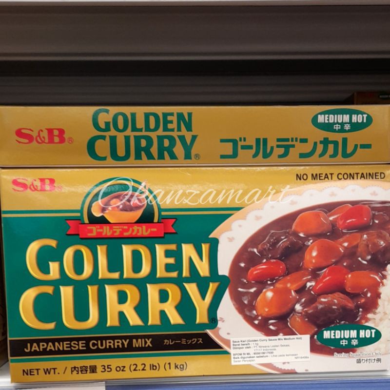 

S&B Golden Curry Medium Hot 1Kg