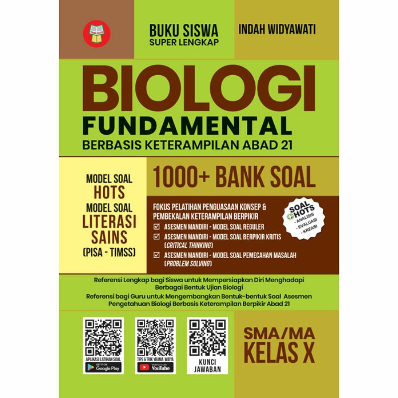 Yrama Widya - buku Biologi Fundamental SMA/MA kelas 10