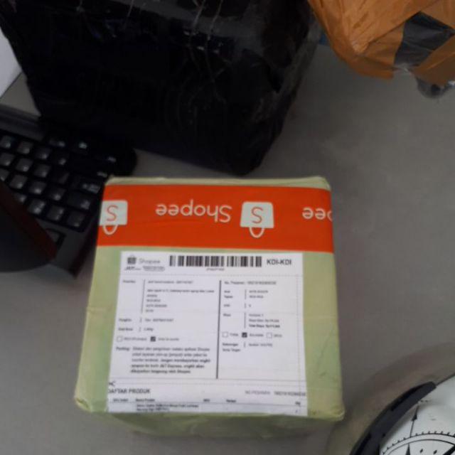 Sticker Safety Reflective Merah Putih Luminasi Warning Sign Per Roll