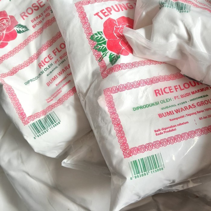 

Ketan-Beras-Tepung- Tepung Beras Rose Brand 1/2 Kg -Tepung-Beras-Ketan.