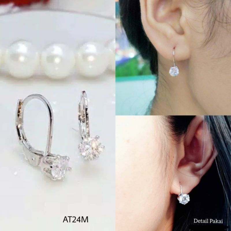 Fourfashion Anting Xuping Desi Silver Kualitas Premium
