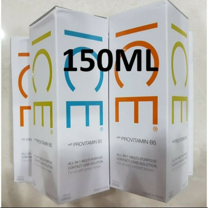 Cairan Softlens ICE 150 ML  Air Soflens ICE 150ml / Cairan Pembersih Soflen ICE 150ML PROVITAMIN B5