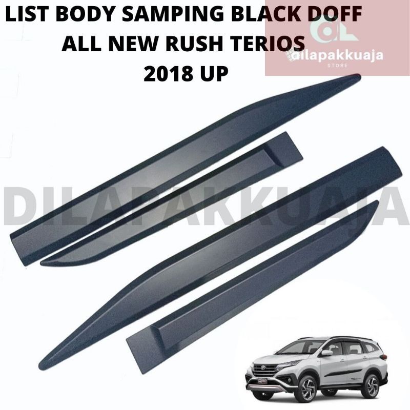 List Body Samping All New Rush Terios II 2018 Black Doff List Body Samping All New Terios Rush